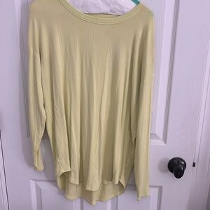 Women's Light Yellow Top